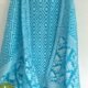 Ikkat Picton Blue Unstitched 2 Piece Jamdani Suit Set