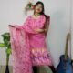Pata Bahar Bashful Pink Unstitched 2 Piece Jamdani Suit Set