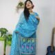 Pata Bahar Picton Blue Unstitched 2 Piece Jamdani Suit Set