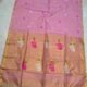 Exclusive Dual Tone Pata Tissue Sari With Blouse Piece