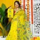 Shiuli Soft Yellow Jamdani Saree