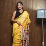 Exclusive Plain Soft Tissue Sari With Blouse Piece