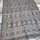 Grey Pure Tussar By Tussar Handloom Sari With Blouse Piece