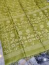 Olive Pure Tussar By Tussar Handloom Sari With Blouse Piece