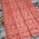 Orange Salmon Pure Tussar By Tussar Handloom Sari With Blouse Piece
