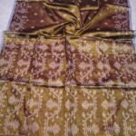 Exclusive Dual Tone Buti Tissue Sari With Blouse Piece