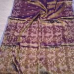 Exclusive Dual Tone Buti Tissue Sari With Blouse Piece