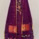 Exclusive Joba Grape Purple Handloom Unstitched 2 Piece Jamdani Suit Piece