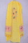 Exclusive Joba Yellow Handloom Unstitched 2 Piece Jamdani Suit Piece