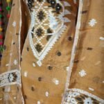 Loket Coffee Unstitched 2 Piece Jamdani Suit Set