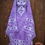 Loket Lavender Unstitched 2 Piece Jamdani Suit Set