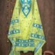Loket Lemon Yellow Unstitched 2 Piece Jamdani Suit Set