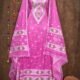 Loket Raspberry Pink Unstitched 2 Piece Jamdani Suit Set