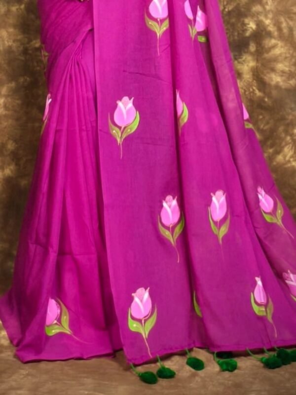 Printed Mul Mul Cotton Saree Soft & Comfort