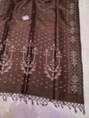 Pure Tussar By Tussar Handloom Sari With Blouse Piece - Coffee