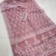 Shiuli Dhakai Jamdani Sari with Blouse Piece - Copper Rose