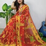 Jasper Lota Cross Jamdani Sari