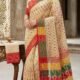 Ashtami Buti Dhakai Jamdani Sari with Blouse Piece - Mushroom