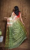 Hazar Buti Dhakai Jamdani Saree with Blouse Piece - Off White