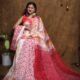Hazar Buti Dhakai Jamdani Saree with Blouse Piece - Off White