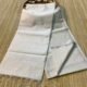 Plain Maheshwari Handloom Jamdani Saree with Blouse Piece - Off White