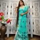 2 Piece Unstitched Soft Jamdani Churidar Set - Persian Green