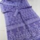 Shiuli Dhakai Jamdani Sari with Blouse Piece - Purple Blue