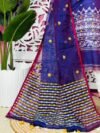 Jamdani 2 Piece Soft Unstitched Churidar Set - Purple Haze