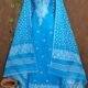 Jamdani 2 Piece Soft Unstitched Churidar Set - Sky Blue