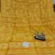 Dhakai Jamdani Pure Gachi Tussar By Gachi Tussar Handloom Sari with Blouse Piece - Yellow