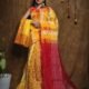 Hazar Buti Dhakai Jamdani Saree with Blouse Piece - Yellow