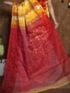 Hazar Buti Dhakai Jamdani Saree with Blouse Piece - Yellow