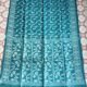Pure Gachi Tussar Handloom Jamdani Sari With Blouse Piece - Deep Aqua