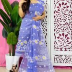 2 Piece Unstitched Sunflower Jamdani Churidar Set - Lavender