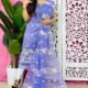 2 Piece Unstitched Sunflower Jamdani Churidar Set - Lavender
