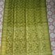 Pure Gachi Tussar Handloom Jamdani Sari With Blouse Piece - Olive Green