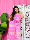 2 Piece Unstitched Sunflower Jamdani Churidar Set - Persian Pink