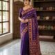 Nayan Tara Soft Dhakai Jamdani Saree - Purple Haze