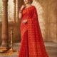 Nayan Tara Soft Dhakai Jamdani Saree - Red