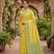 Nayan Tara Soft Dhakai Jamdani Saree - Yellow