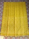 Pure Gachi Tussar Handloom Jamdani Sari With Blouse Piece - Yellow