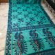 Lotus Soft Dhakai Jamdani Saree with Blouse Piece - Fountain Blue