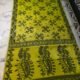 Lotus Soft Dhakai Jamdani Saree with Blouse Piece - Lemon Ginger