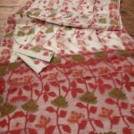 Water Lily Soft Dhakai Jamdani Saree with Blouse Piece - Off White