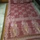 Lotus Soft Dhakai Jamdani Saree with Blouse Piece - Rose Taupe