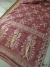 Lotus Soft Dhakai Jamdani Saree with Blouse Piece - Rose Taupe