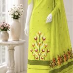 2 Piece Unstitched Soft Salwar Set - Avocado Green