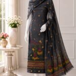 2 Piece Unstitched Soft Salwar Set - Black