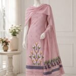 2 Piece Unstitched Soft Salwar Set - Brandy Rose