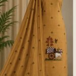 Unstitched Soft 2 Piece Kurta Set - Copper